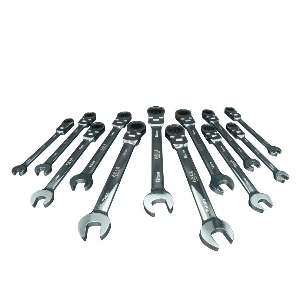 搖頭棘輪梅開扳手